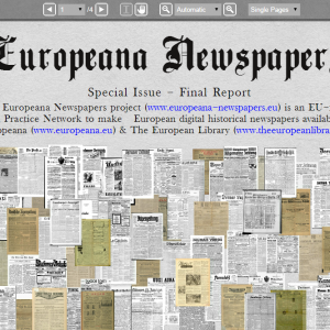 Завршни извештај пројекта Europeana Newspapers